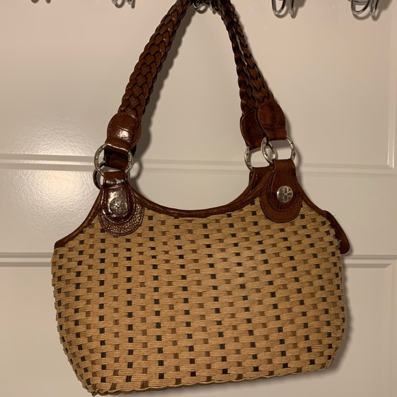 Brighton Handbags - Brighton 🌸 straw purse with braided strap